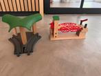 Brio accesoires ophaalbrug en garage, Kinderen en Baby's, Ophalen of Verzenden, Zo goed als nieuw