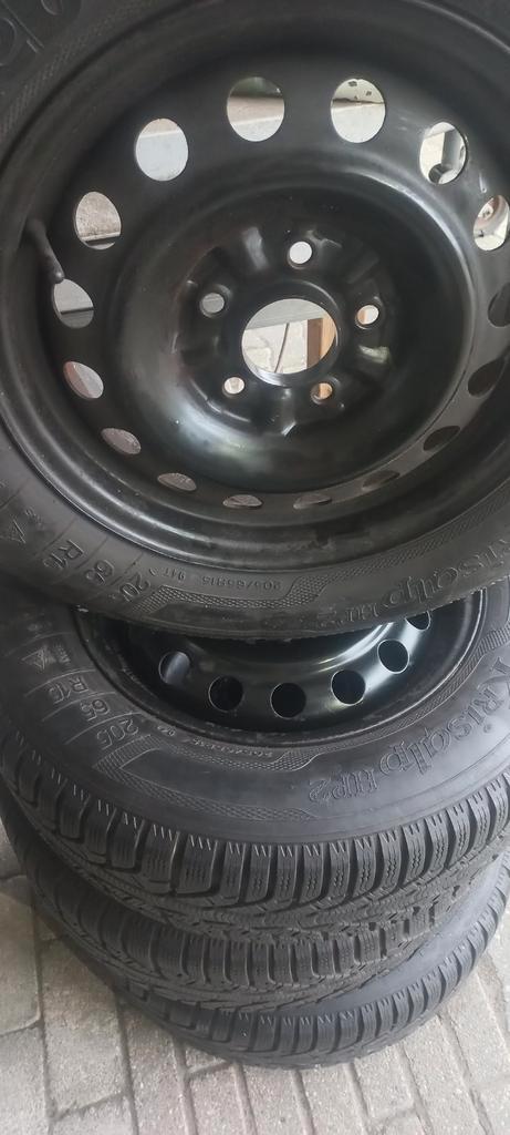 Winterbanden op stalen velg, Auto diversen, Autosport-onderdelen, Gebruikt, Ophalen