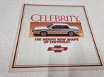 Folder Chevrolet Celebrity 1982, Ophalen of Verzenden, Zo goed als nieuw, Chevrolet