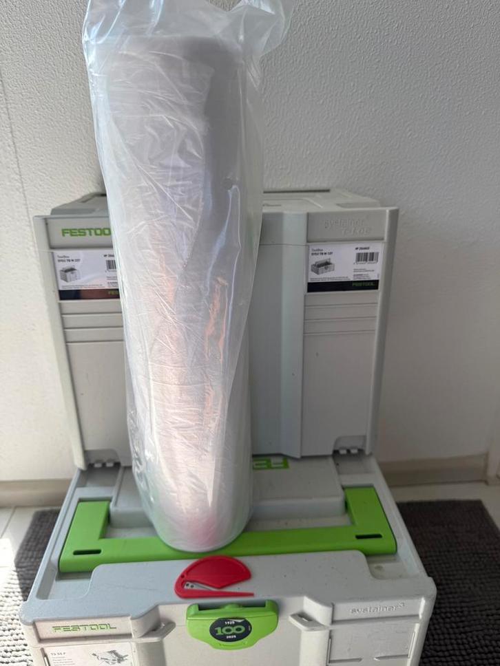 Verfhechtende Afdekfolie 3,66 x 110 meter Professionele, Doe-het-zelf en Verbouw, Zeil en Folie, Zo goed als nieuw, Folie, 15 m² of meer