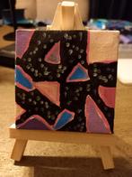 Abstract Mini Schilderij op Ezel, Ophalen