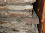 Steenoven houten Schotten: 1.x1.45m, lariks + ijzeren rand, Tuin en Terras, Ophalen of Verzenden, Gebruikt, Minder dan 180 cm