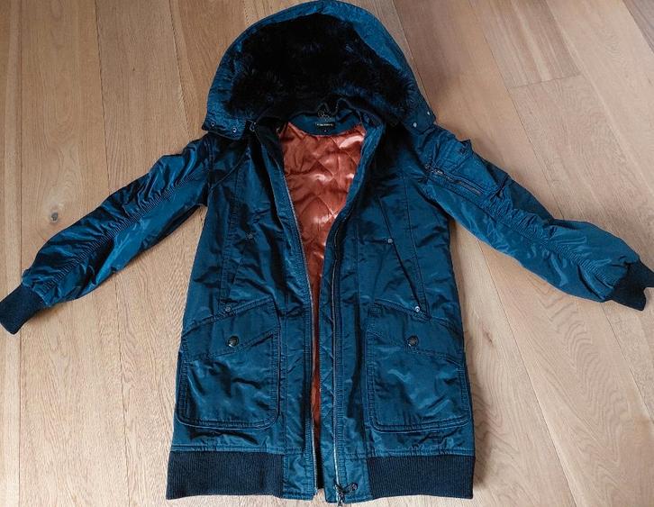 Prachtige winterjas Creenstone, Kleding | Dames, Jassen | Winter, Zo goed als nieuw, Maat 38/40 (M), Blauw, Ophalen of Verzenden