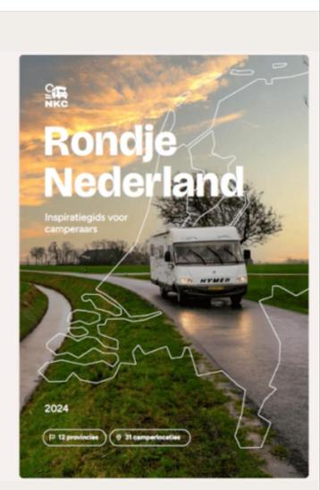 Camper gids Rondje Nederland beschikbaar voor biedingen