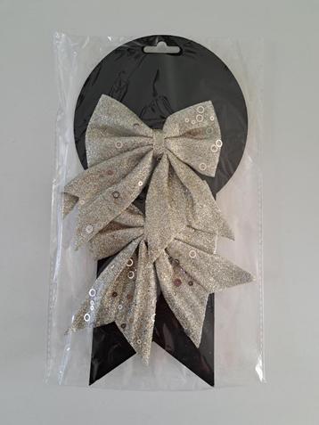 Feestartikel strik goudkleurig met glitters - geheel NIEUW beschikbaar voor biedingen