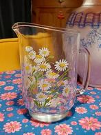 Retro Waterkan met Bloemen, Ophalen of Verzenden, Gebruikt