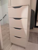 Ladekast wit, Huis en Inrichting, Ophalen, Gebruikt, 50 tot 100 cm, 3 of 4 laden