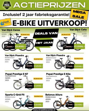 E-Bike MEGA WEEKEND!! Vrijdag, Zaterdag, Zondag en Maandag!