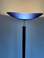 Staande Lamp Kobalt Blauw 1,85 meter, Huis en Inrichting, Lampen | Vloerlampen, Ophalen, Gebruikt, Glas, 150 tot 200 cm