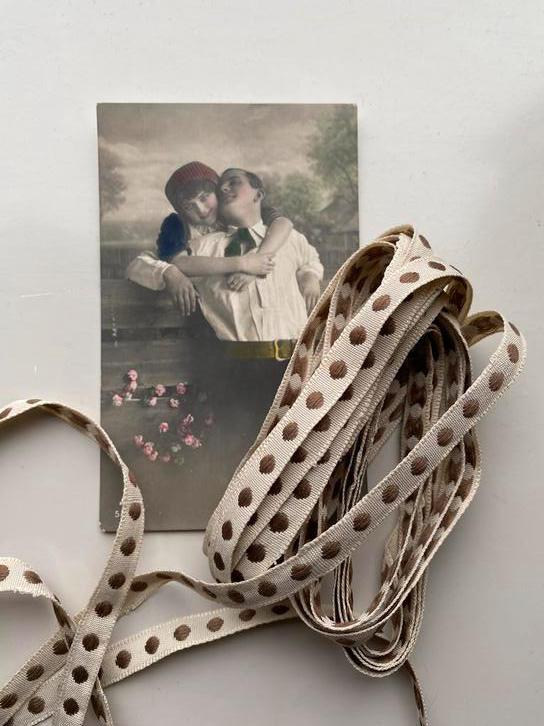 Lint/smal band 480cm, Hobby en Vrije tijd, Scrapbooking, Zo goed als nieuw, Versiering of Embellishment, Ophalen of Verzenden