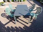 tafel met 4 stoelen, Tuin en Terras, Tuinsets en Loungesets, Ophalen, Zo goed als nieuw