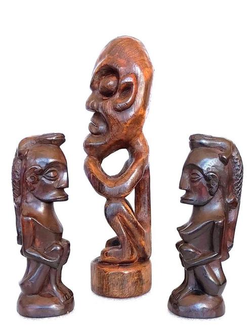 afrikaans 3 x Songye fetish beeldjes, Antiek en Kunst, Curiosa en Brocante, Ophalen of Verzenden