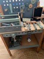 Little dutch houten werkbank met heel veel extra’s, Kinderen en Baby's, Speelgoed | Houten speelgoed, Ophalen, Zo goed als nieuw