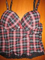 Geruite korsage, 75B, Ann Christine, Ophalen of Verzenden, Overige kleuren, Body of Korset