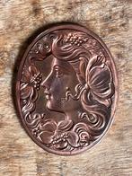 Mooie oude koperen camee afdruk edelsmid goudsmid, Antiek en Kunst, Ophalen