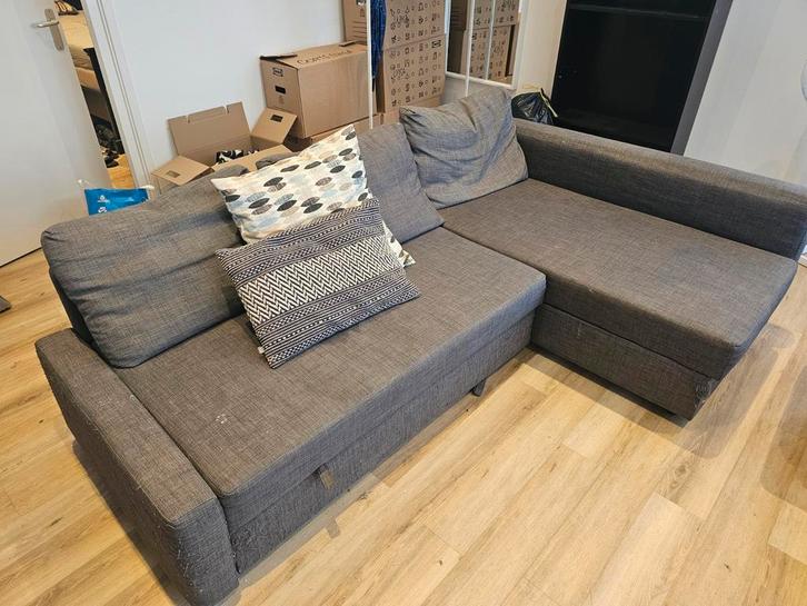 IKEA Friheten Hoekbank Slaapbank - Gebruikt, Huis en Inrichting, Banken | Bankstellen, Gebruikt, Hoekbank, Vierpersoons of meer