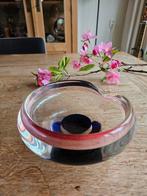 Vintage Glas Asbak - Roze & Paars - Uniek!, Ophalen of Verzenden