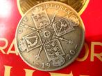 Engeland UK florin 1920, Zilver, Ophalen of Verzenden, Losse munt, Overige landen