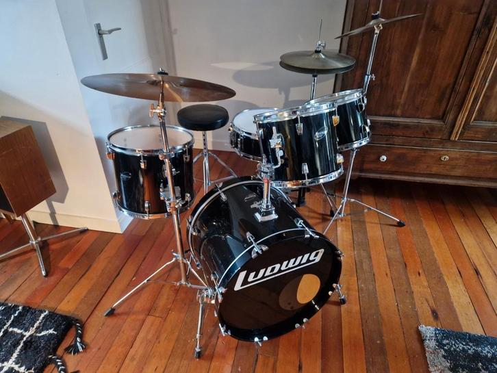 Ludwig Rocker Elite drumstel, Muziek en Instrumenten, Drumstellen en Slagwerk, Gebruikt, Ludwig, Ophalen of Verzenden