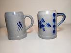 Twee Vintage Bierpullen van Aardewerk, Antiek en Kunst, Antiek | Keramiek en Aardewerk, Ophalen of Verzenden