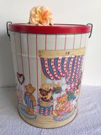 🧸Prachtig groot VINTAGE OPBERGBLIK/ BLIK afbeelding Beren., Ophalen, Zo goed als nieuw, Overige, Overige merken