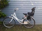 Batavus damesfiets wit met kinderzitje, Ophalen, Gebruikt, Batavus
