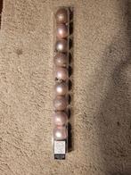 Set van 10 roze kerstballen - Decoris, Diversen, Ophalen of Verzenden, Nieuw