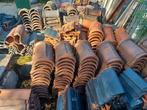 Gevel- en nokpannen te koop, Doe-het-zelf en Verbouw, Dakpannen en Dakbedekking, Ophalen, Gebruikt, Steen of Klei, 15 m² of meer