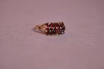 Vintage 9 karaat granaat, Sieraden, Tassen en Uiterlijk, Ringen, Vintage, 18 tot 19, Vintage, Vintage