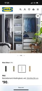 IKEA Pax kast 50x58x236 met planken - Wit, Huis en Inrichting, Kasten | Kledingkasten, Ophalen, 200 cm of meer, 50 tot 100 cm
