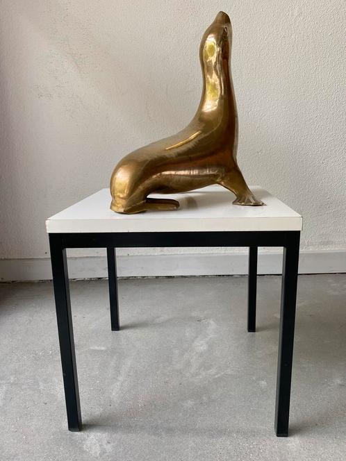 Zeehond messing koper vinrage jaren 60 70, Antiek en Kunst, Antiek | Koper en Brons, Ophalen