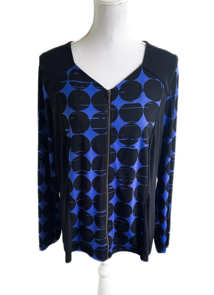 Mooi jasje van Godske 44, Kleding | Dames, Grote Maten, Zo goed als nieuw, Jasje of Colbert, Blauw, Ophalen of Verzenden