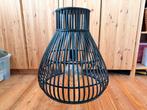 Grote zwarte hanglamp – 50 cm hoog, 45 cm breed, 25 tot 50 cm, Zwart, Rond, Zo goed als nieuw