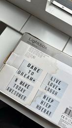 Lightbox met letters., Ophalen of Verzenden, Gebruikt