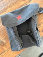 Grijze stevig canvas tas, pukkel, Ophalen of Verzenden, Gebruikt, Grijs, Schoudertasje