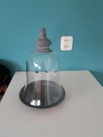 Glazen stolp met onderbord, Ophalen, Zo goed als nieuw