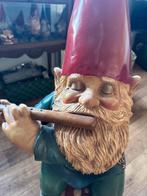 Rien Poortvliet kabouter met fluit vintage, Ophalen, Zo goed als nieuw, Kunststof, Tuinkabouter