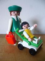 Playmobil 3597 moeder met wandelwagen, vintage, Ophalen of Verzenden, Gebruikt, Complete set