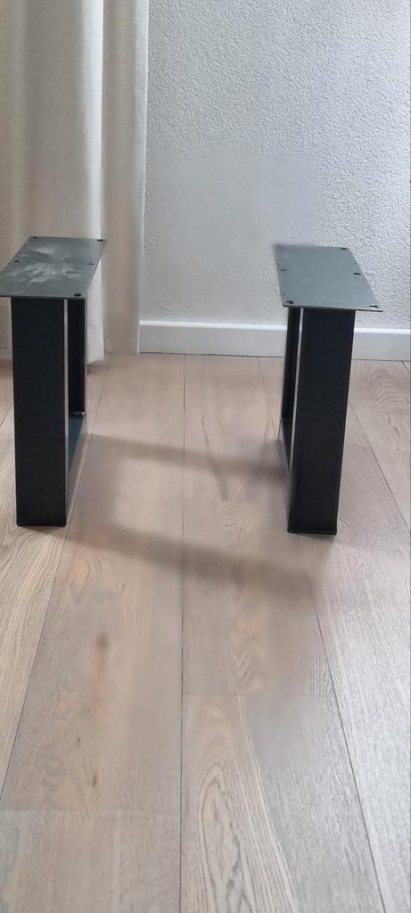Zwarte salontafelpoten, Huis en Inrichting, Woonaccessoires | Overige, Ophalen
