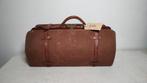 K551 VINTGE jaren 30 dokterstas van bruin canvas en leder, Antiek en Kunst, Ophalen of Verzenden