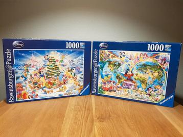 Ravensburger puzzels van Disney, 1000 stukjes   beschikbaar voor biedingen