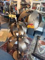 prachtige vloer palmboom lamp goudkleurig  schatkamer arnhem, Ophalen