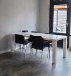 IKEA stevige, witte eettafel 190cm, Huis en Inrichting, Tafels | Eettafels, Ophalen of Verzenden, Rechthoekig, 150 tot 200 cm