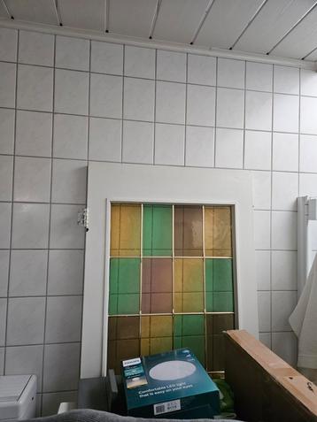 Glas in lood deur - 78x202 cm beschikbaar voor biedingen