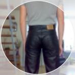 leren broek levis  met rits maat 40, Kleding | Dames, Broeken en Pantalons, Lang, Maat 38/40 (M), Zo goed als nieuw, Levis