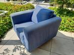Mooie comfortabele stoel gratis, Huis en Inrichting, Stoelen, Ophalen, Gebruikt, Blauw, Eén