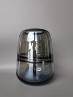 Mooie modern glas diablo achtige dikwandige vaas, Verzenden