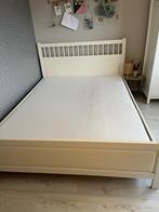 Hemnes IKEA bed extra lang, Gebruikt, Wit, Tweepersoons, Ophalen of Verzenden