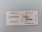 Entree bewijs Juventus 1969 Luxemburg, Overige typen, Gebruikt, Ophalen of Verzenden