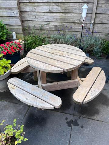 Talen houten kinderpicknicktafel 8 personen beschikbaar voor biedingen
